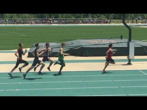 Video of Regional Track Meet Baylor 3rd place 2:01.48