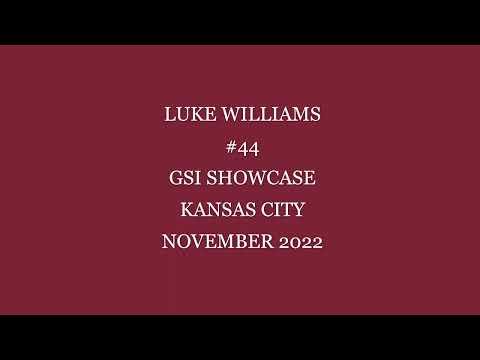 Video of Luke Williams #44 - GSI Showcase KC November 2022