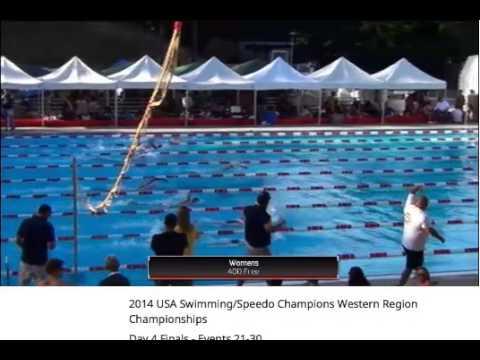 Video of Keith Brazzell 400m Freestyle Speedo Championship West Zone