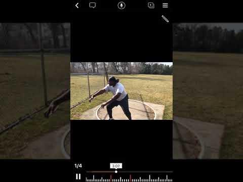 Video of Disc throw 