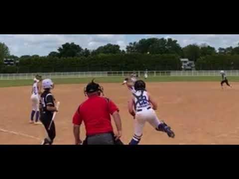 Video of #22 Emily Michalak catching 