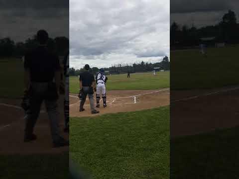 Video of RBI Double off the fence