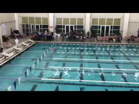 Video of 200 yard backstroke 2020