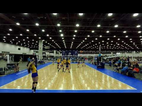 Video of Ashlyn Ross, OH Class of 2019 USAV Nationals 2018 Detroit 