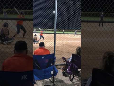 Video of Savannah Evans 2020 RHP walk off triple