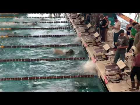 Video of Luke Frazho 52:50 100 yd freestyle. Lane 4