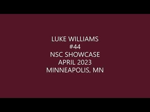 Video of Luke Williams #44 - NSC Showcase - Minneapolis - April 2023