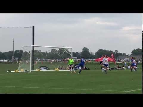 Video of Goal off a cross as Midfielder in National Cup