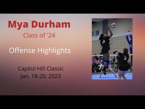 Video of Mya Durham’24 Middle #16 Capitol Hill2 2023