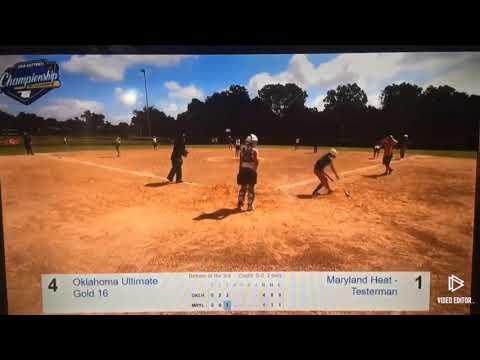 Video of Home run #3- Gold Nationals, Broken Arrow Oklahoma