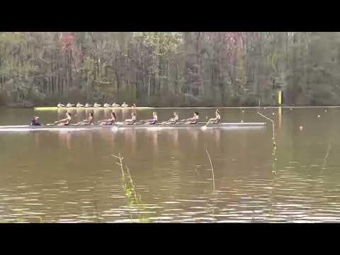 Video of Mercer Scrimmage 2023 (6 seat in boat closest to camera)