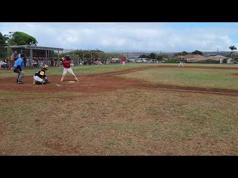 Video of Kaipo hitting vs waipahu ( sophomore year)