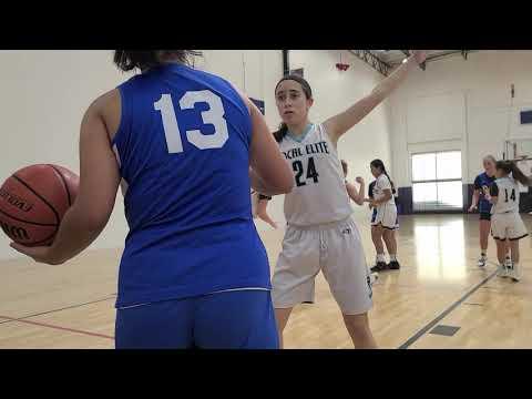 Video of NCSA recruit Myella Shea Ebel No#13 blue jersey south Cal Sparks, el Toro HS 2021 grad