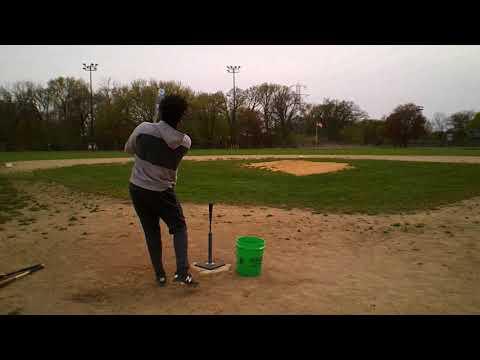 Video of 3 swings out of the park 