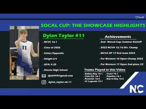 Video of Dylan Taylor SoCal Cup highlights- NCVC 16-1