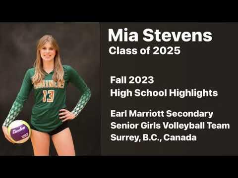 Video of Mia Stevens - Fall 2023 High School Volleyball Highlights