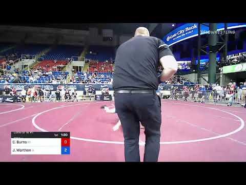 Video of 106 Lbs Consi Of 16 #1 - Connie Burns, Kansas Vs Jillian Worthen, Iowa D989