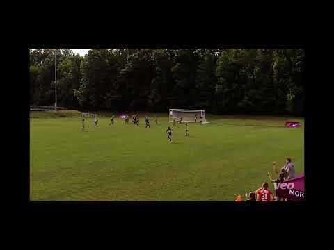 Video of Header Goal to tie game 5-5 in last minute at NC ECNL showcase.