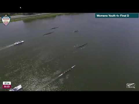 Video of Youths 4+ D final, 2nd place. From above, ESPN coverage. 