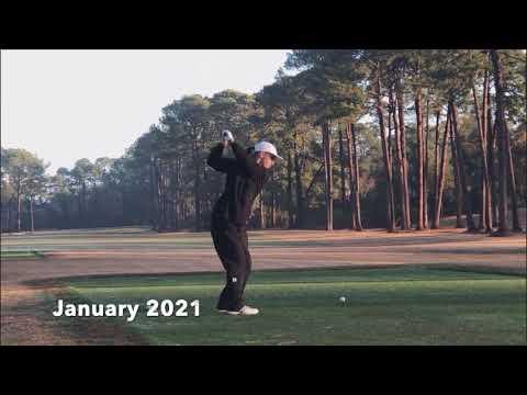 Video of One Year Swing Progression