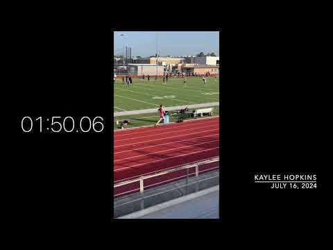 Video of 1600m Time Trial July 16, 2024 (5:23:25)