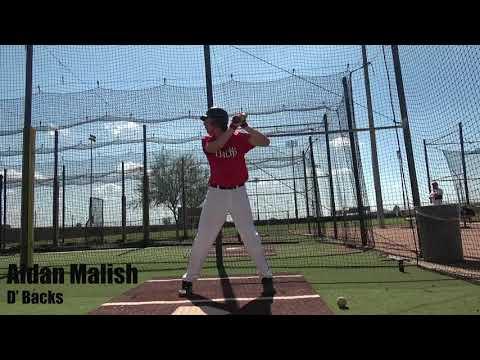 Video of Aidan Malish - BP and Outfield work