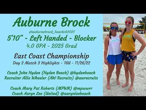 Video of Auburne Brock - ECC Highlights - 16U