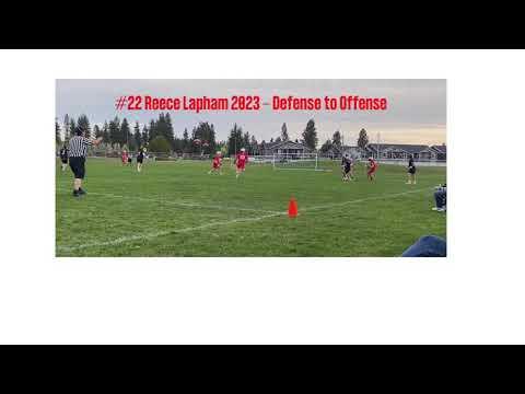 Video of Defense to Offense - #22 Reece Lapham 2023