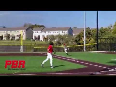 Video of RBI Double off RF Wall