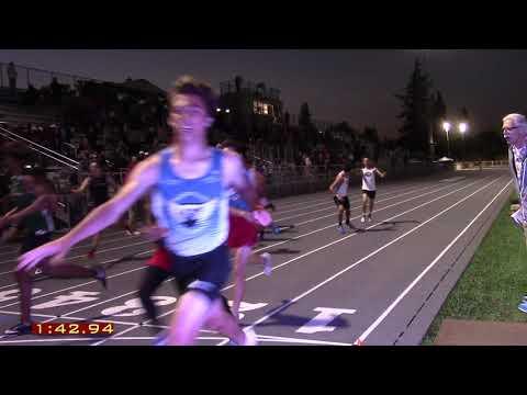 Video of 2019 CIF-SJS D1 Championships - Boys 4x400m