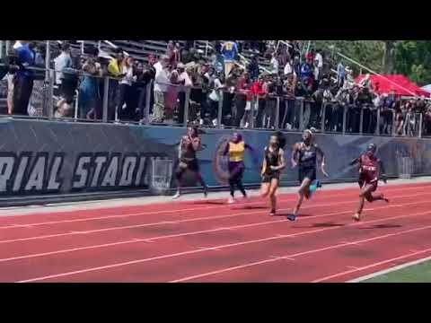 Video of 100m Race