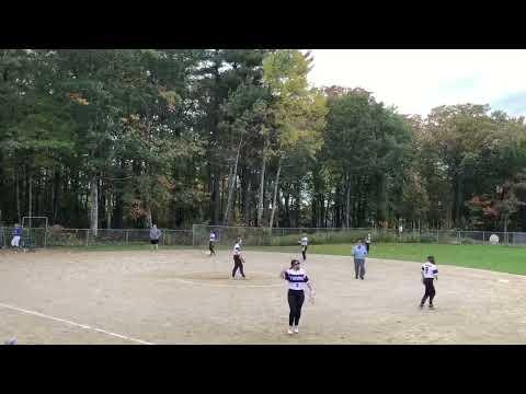 Video of Sophia O'Brien Starts and Completes Double Play at 3B