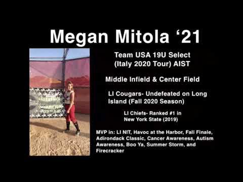 Video of Megan Mitola Softball Game Highlights 