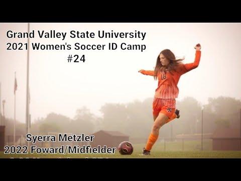 Video of GVSU Women's Soccer ID Camp Highlights