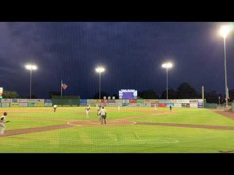 Video of Caleb Stand-up Triple off wall at Hillcats Stadium 9/25/21