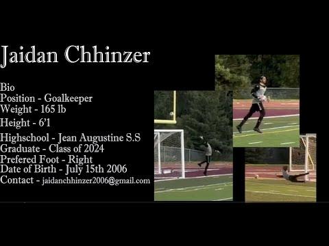 Video of Jaidan Chhinzer - College Soccer Goalkeeper Recruiting Highlight Video - Class of 2024