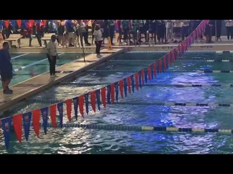 Video of 2022 1A NCHSAA Swimming  State Championships Final Leg of the 200 Medley Relay