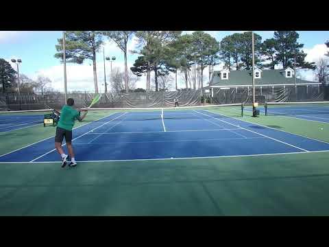 Video of  Tennis Practice December 31, 2024