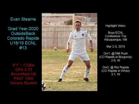 Video of ECNL Conference Trip: vs NM Rush and Rio Rapids