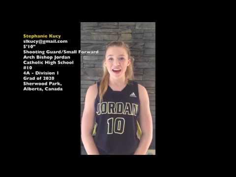 Video of Stephanie Kucy - College Basketball Recruiting Video - Class 2020