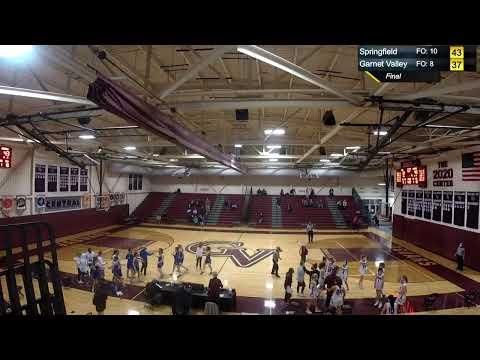 Video of Springfield vs Garnet Valley Varsity Girls Basketball 2/19/21