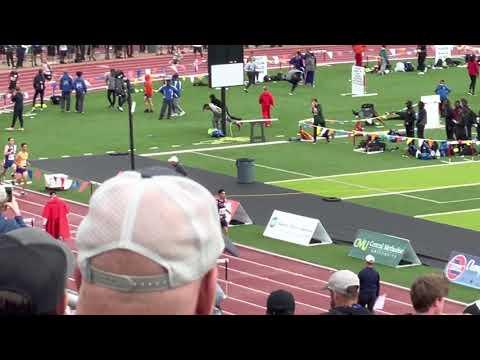 Video of State Class 5 4x800, 2nd Leg 1:58-4:00 (bib #519)