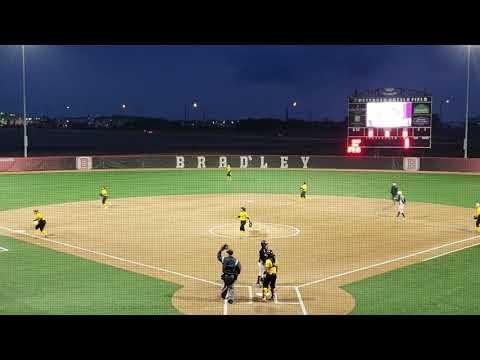 Video of  Brooke 2020 pitching in Showcase Peoria,Il. 