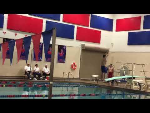 Video of Sean inward dive tuck position