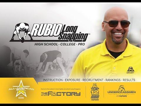 Video of Tyler Martin Rubio Long Snapping Camp - North Carolina