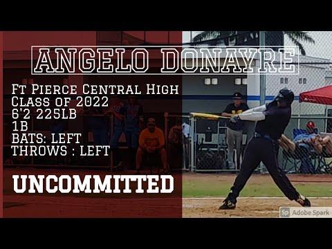 Video of Angelo Donayre - Batting Practice and Summer 2021 At-Bat Highlights