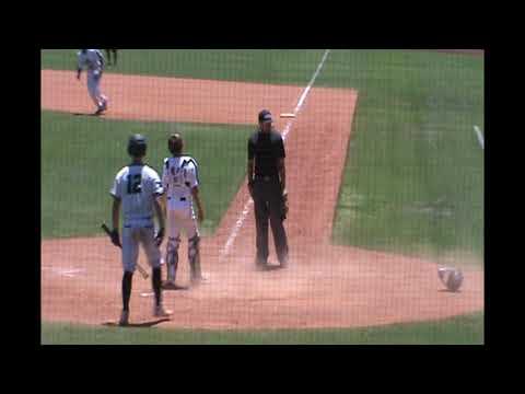 Video of Catching - with a Double Out - 2nd & Home ( USA Prime 18u Brewer)