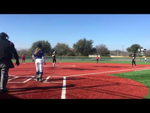 Video of Kelsie Delap pitching OSU Camp in Allen, TX 1/23/16