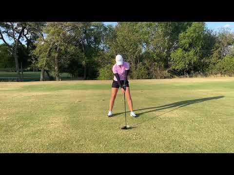 Video of Front driver swing