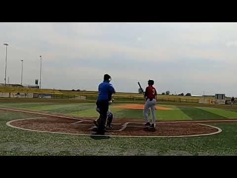 Video of Nate Vela Class of 2023.  Start.  5 1/3 In.  8SO.  FB 83-86. 2BB, 8H, 4R, 3ER.